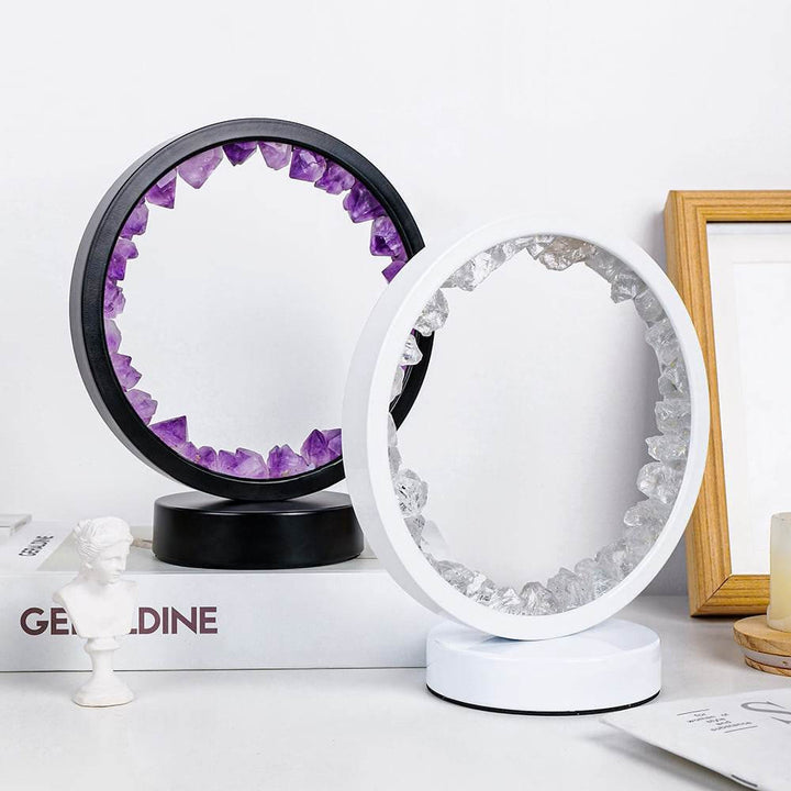 Lampe LED décorative rechargeable Olivenorma Natural « Cristal d'améthyste Zen Light » - image 6