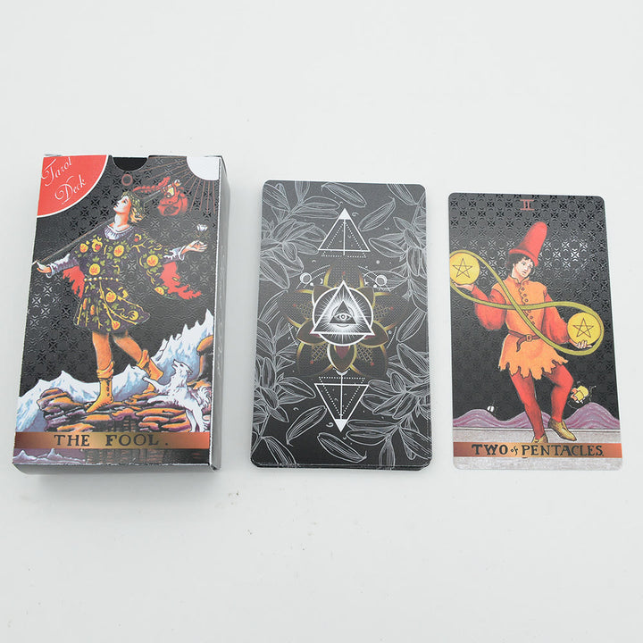 Cartes du jeu de tarot Olivenorma Black Triangle Evil Eye