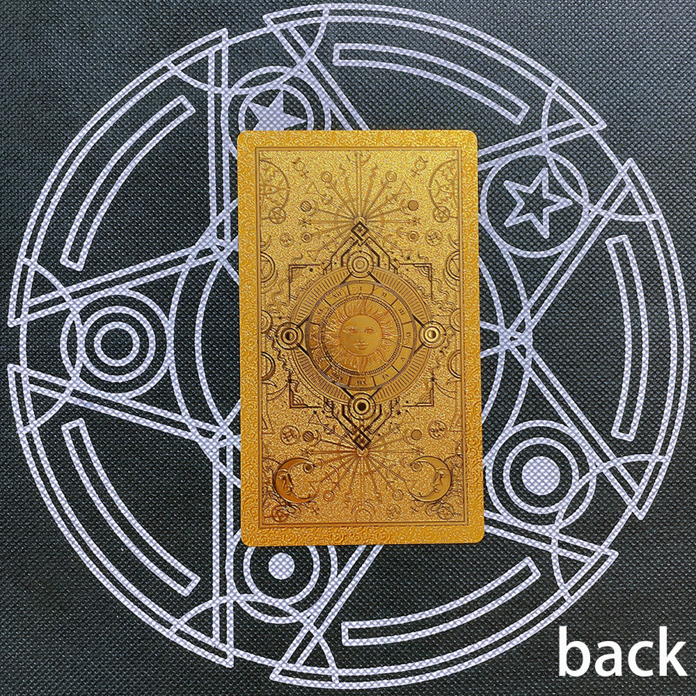 Cartes de tarot classiques Olivenorma Bronzing Golden Sun