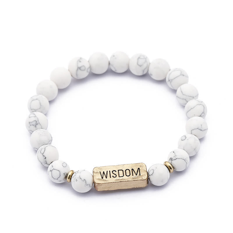Bracelet gravé avec pierres précieuses naturelles Olivenorma