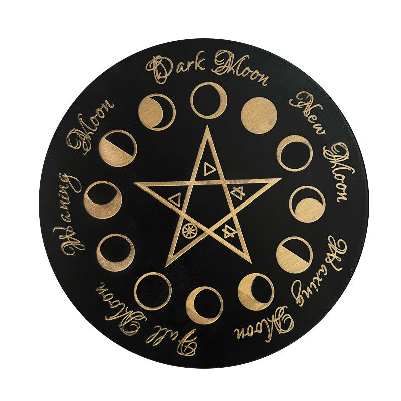 Jeu de tarot avec pendule divinatoire en bois Olivenorma