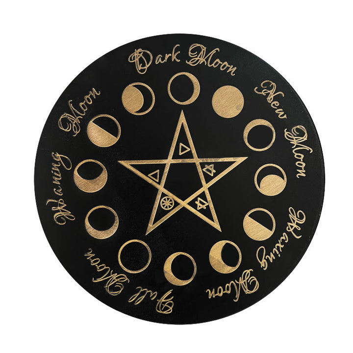 Jeu de tarot avec pendule divinatoire en bois Olivenorma