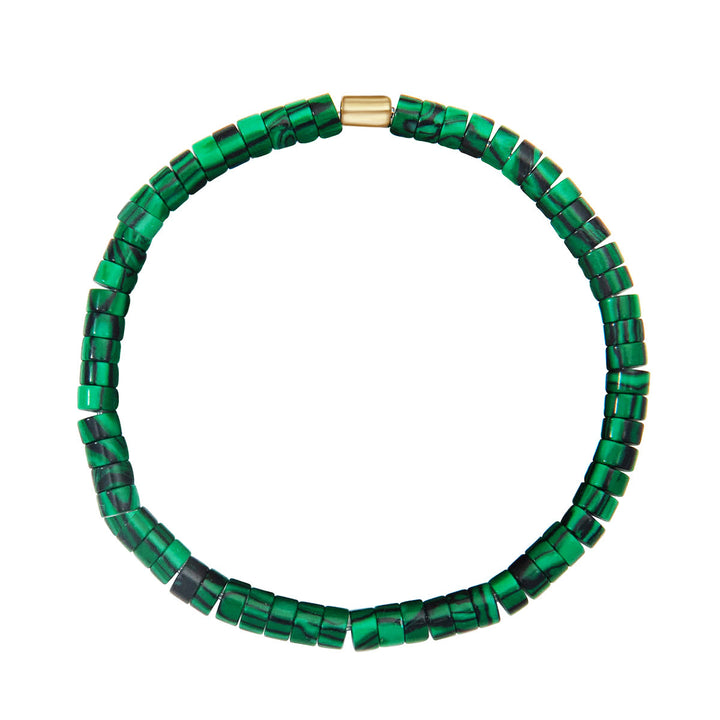Bracelet ouvert en pierre naturelle de style ethnique bohème Olivenorma