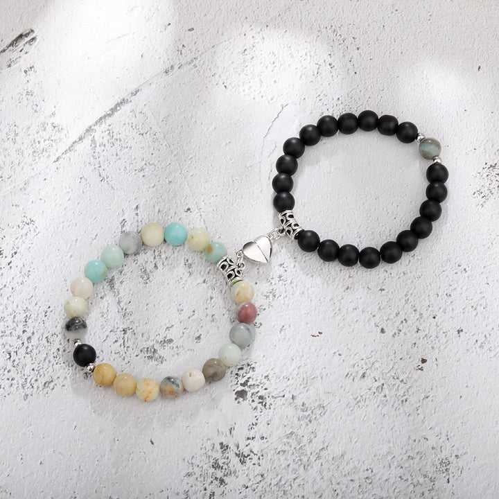 Ensemble de 2 bracelets magnétiques Olivenorma pour couple 