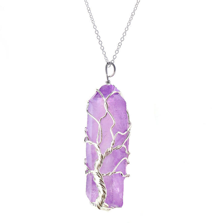 Olivenorma « Énergie de Vie » – Collier en cristal Arbre de vie 