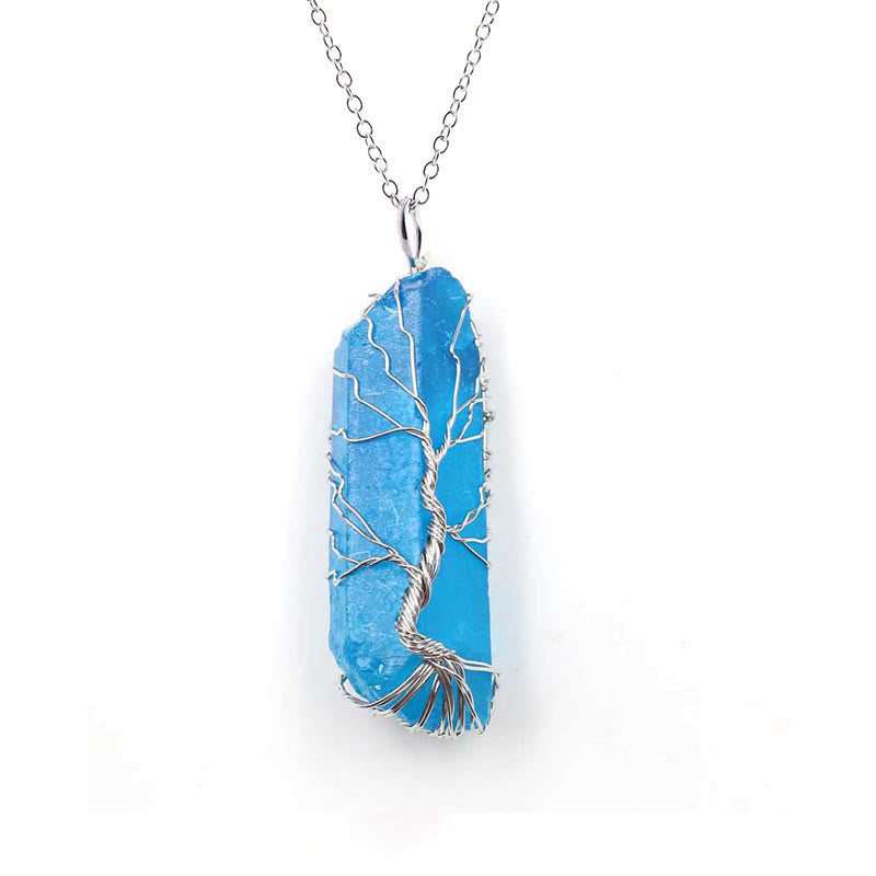 Olivenorma « Énergie de Vie » – Collier en cristal Arbre de vie 