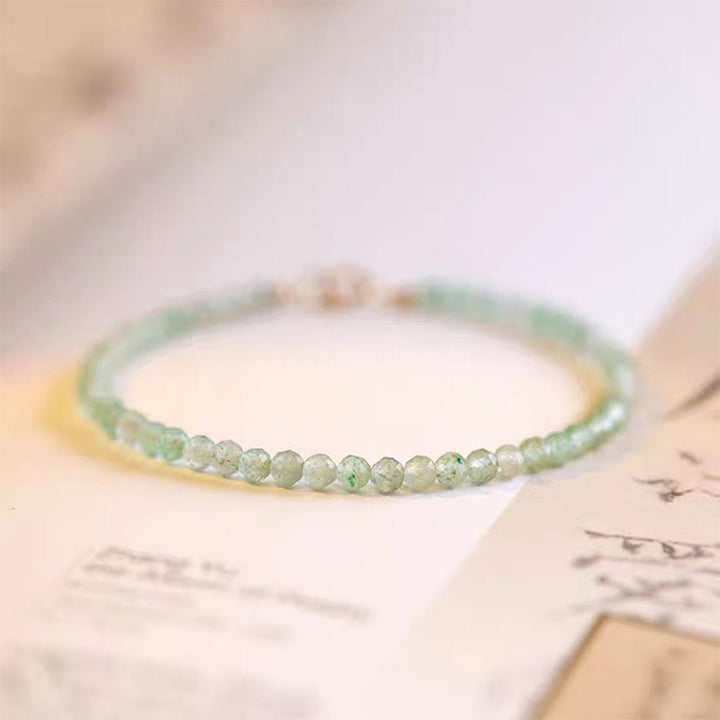 Lady Luck - Bracelet en pierres précieuses aventurine verte 