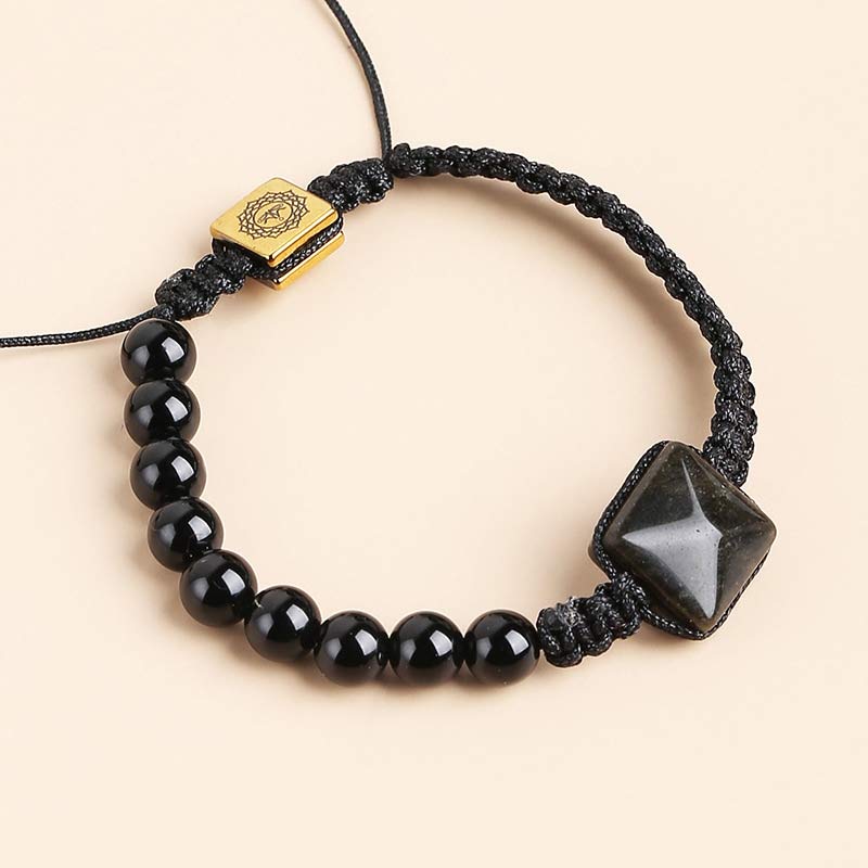 Bracelet de protection en œil de tigre naturel