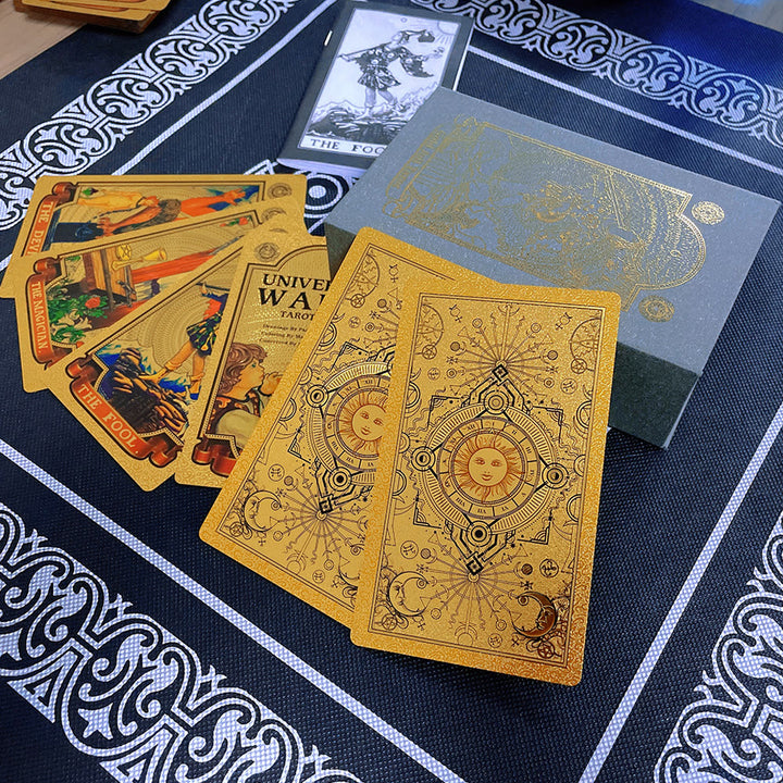 Cartes de tarot classiques Olivenorma Bronzing Golden Sun