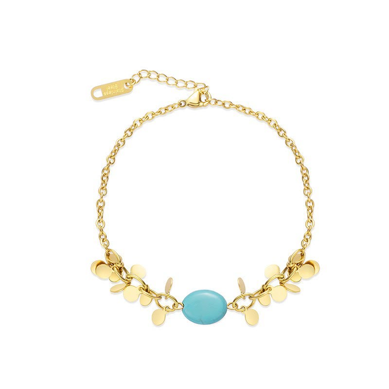 Ensemble de bracelets empilables en forme d'étoiles en turquoise naturelle Olivenorma