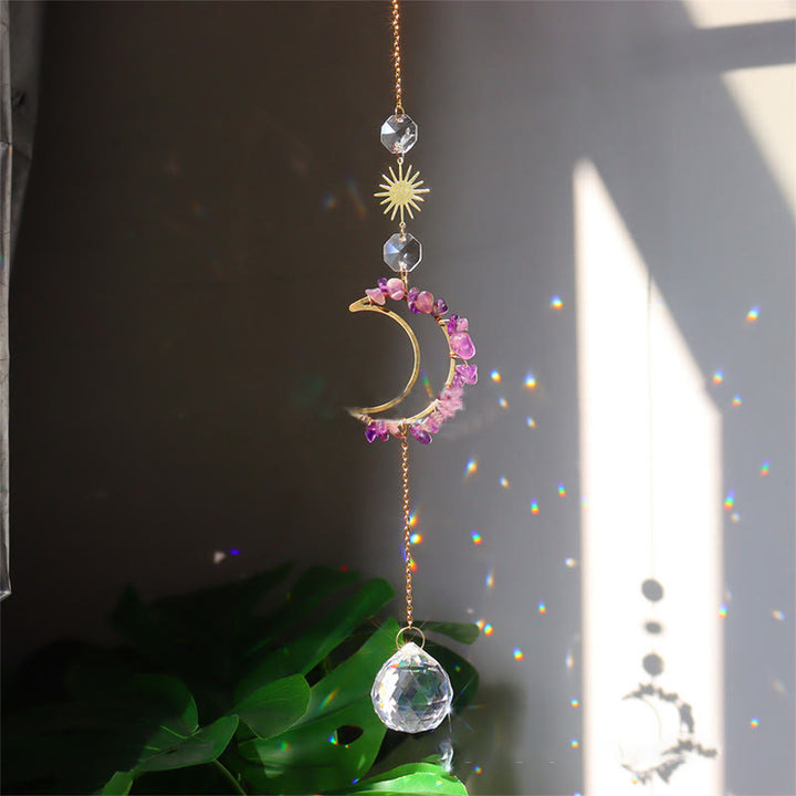 Carillon éolien mural Olivenorma Moon Suncatcher 