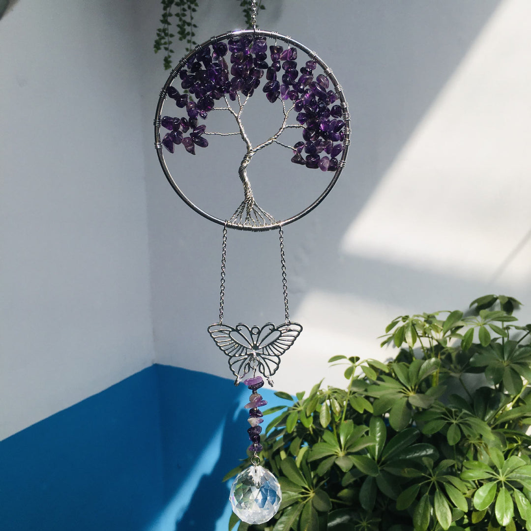Pendentif décoratif en forme de papillon de l'arbre de vie Olivenorma 