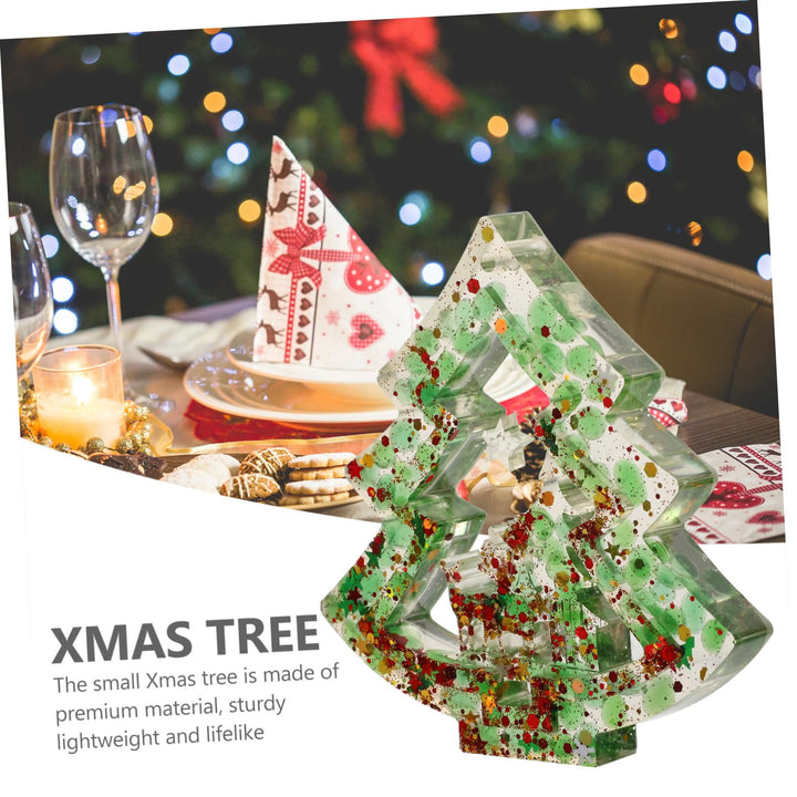 Décoration de sapin de Noël en résine de gravier cristal naturel Olivenorma