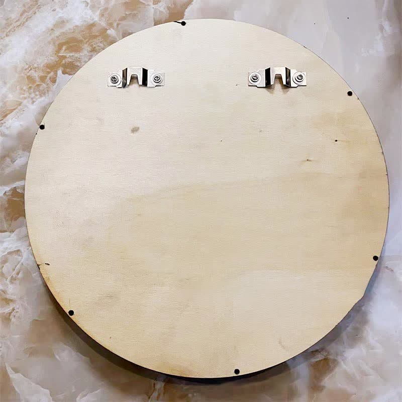 Etagère ronde en cristal en forme de croissant de lune et de soleil Olivenorma