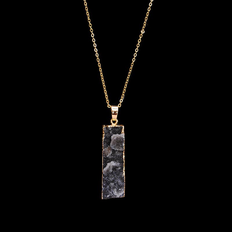 Collier en pierre de cristal naturel Olivenorma 