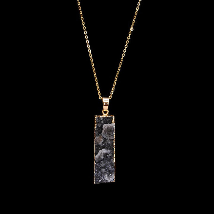 Collier en pierre de cristal naturel Olivenorma 