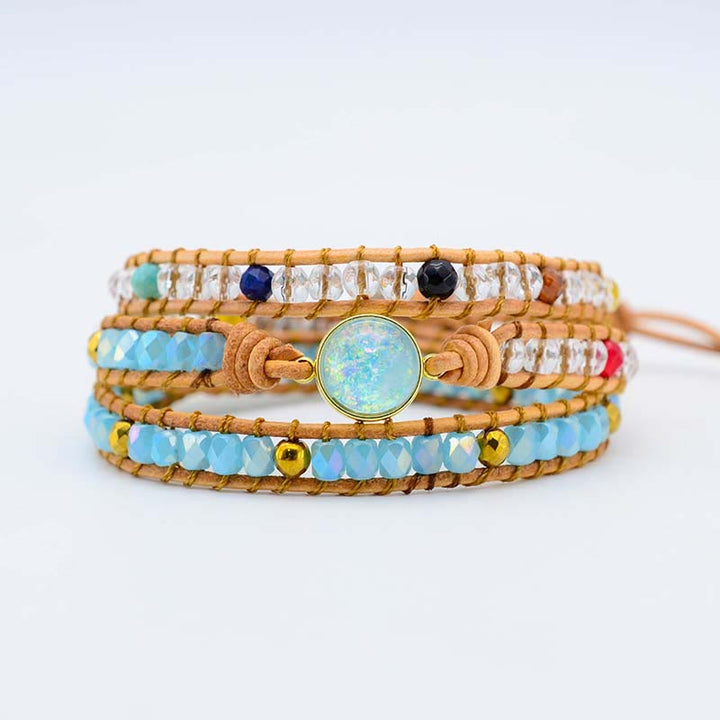 Bracelet en pierre d'opale naturelle de guérison