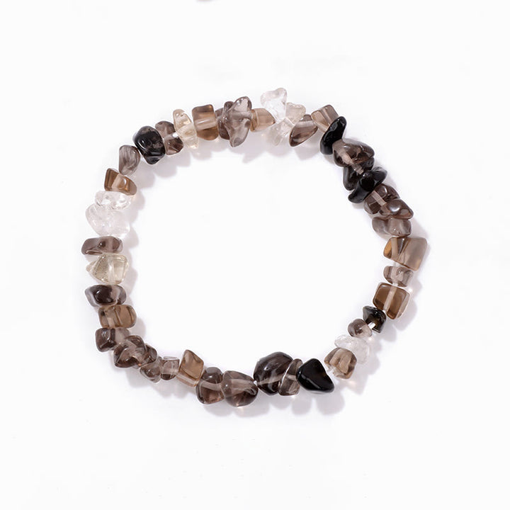 Bracelet en gravier irrégulier naturel coloré Olivenorma 