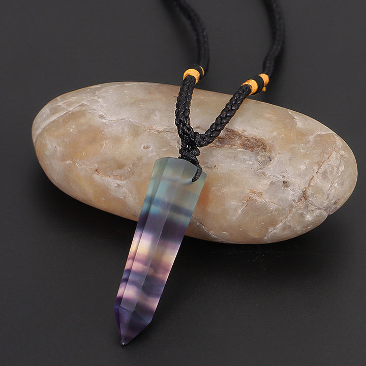 Collier en fluorite Olivenorma pour soulager l'anxiété 
