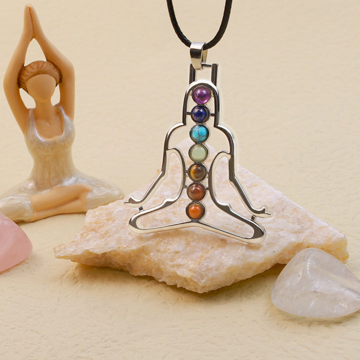 Collier de méditation des chakras Olivenorma 