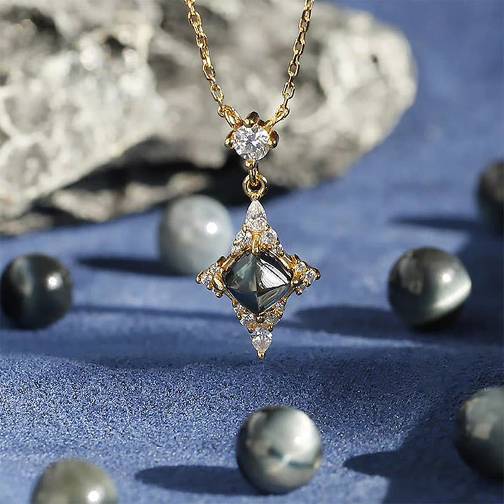 Collier en topaze bleue naturelle de Londres « Eternal Bliss » Olivenorma 
