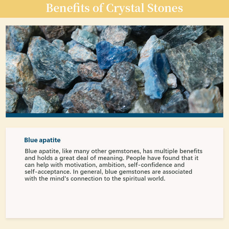 Sphère de cristal de force en apatite bleue - image 7