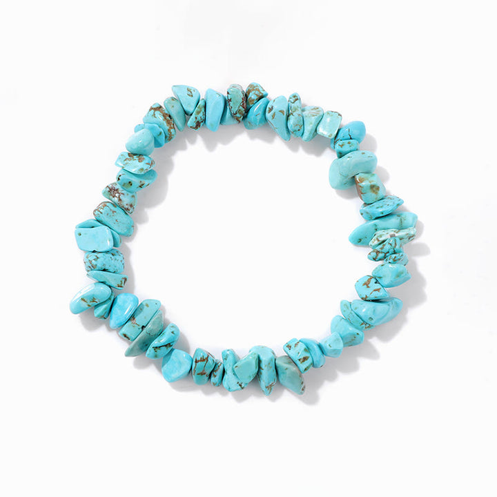 Bracelet en gravier irrégulier naturel coloré Olivenorma 