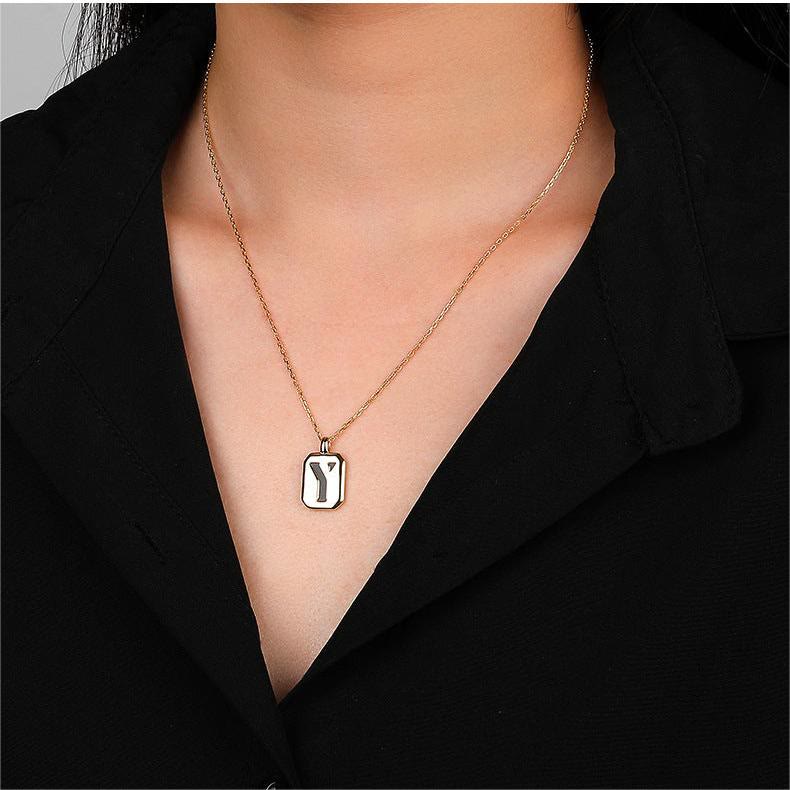 Collier Initiale Personnalisable en Or Olivenorma - image 1