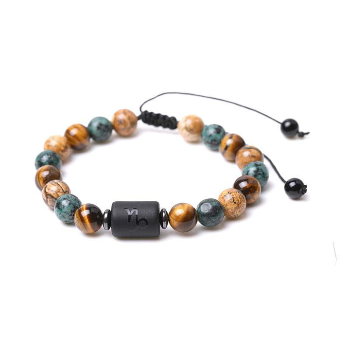 Bracelet Zodiaque en Jaspe Oeil de Tigre