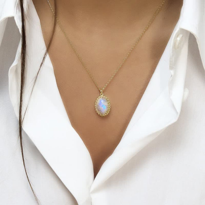 Collier délicat en opale naturelle Olivenorma