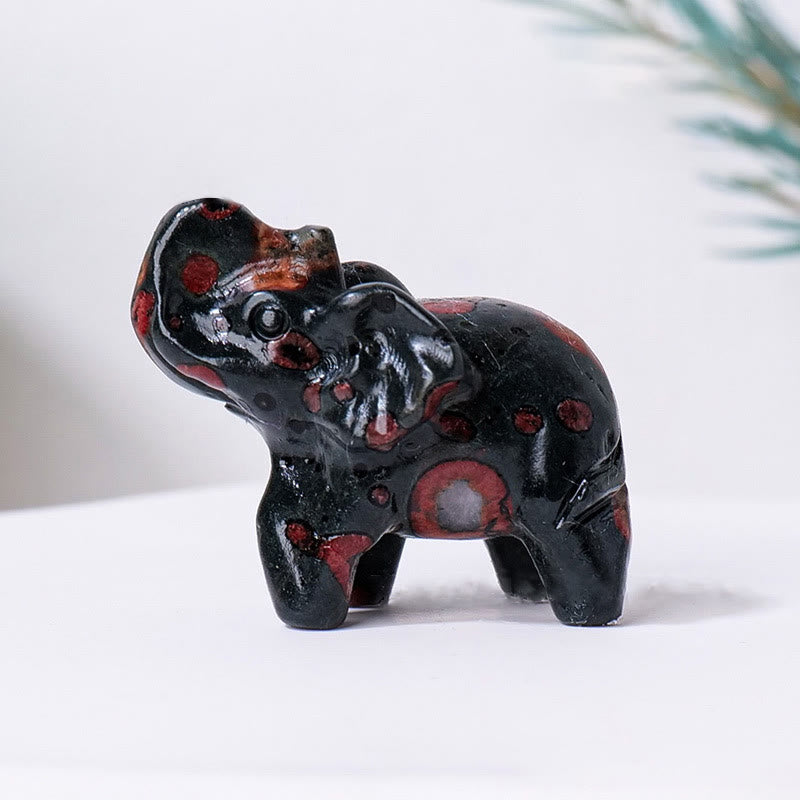 Ornement en pierre précieuse sculptée en cristal naturel Olivenorma - Jade Fleur de Prunier - image 14