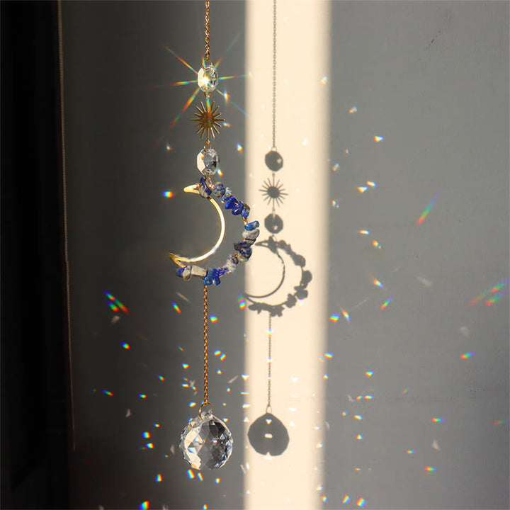 Carillon éolien mural Olivenorma Moon Suncatcher 
