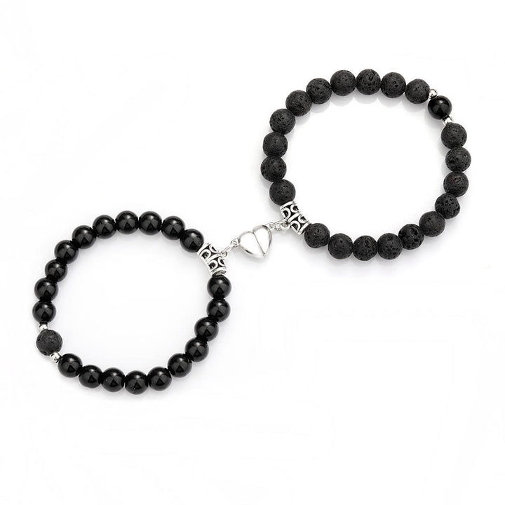 Ensemble de 2 bracelets magnétiques Olivenorma pour couple 