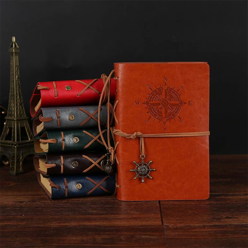 Journal avec couverture en cuir vintage Olivenorma - image 1