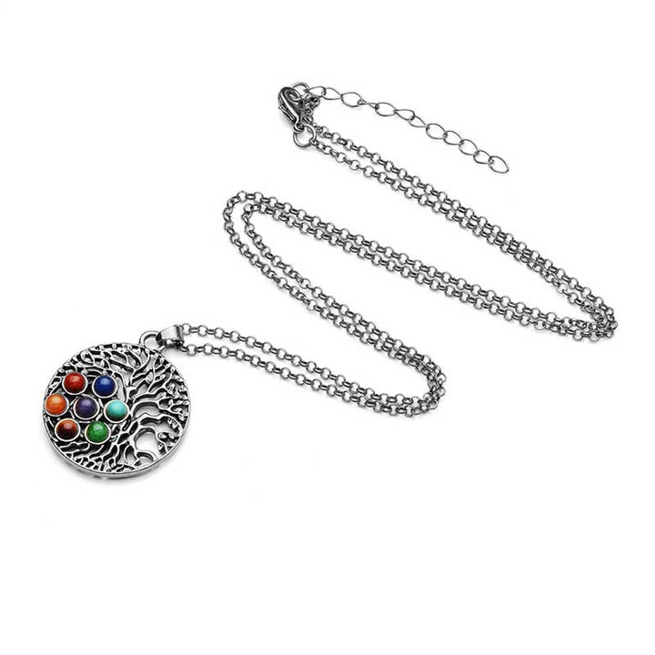 Collier Orgonite Chakra Olivenorma 