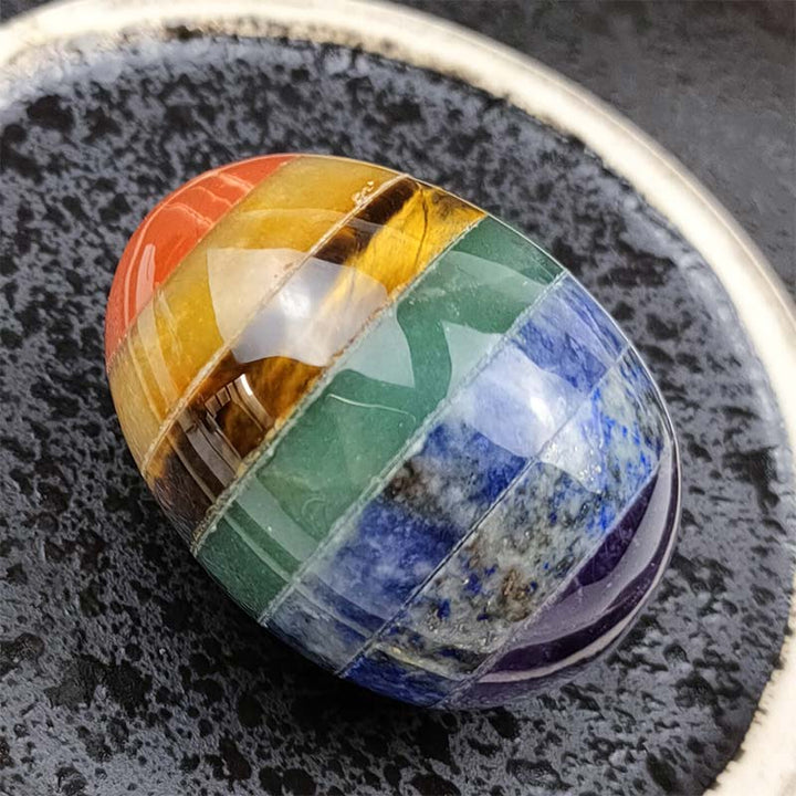 Œuf en cristal de l'esprit créatif du chakra de Pâques Olivenorma - image 4