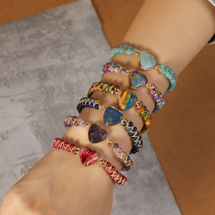 Bracelet gardien de pierre empereur coloré Olivenorma 