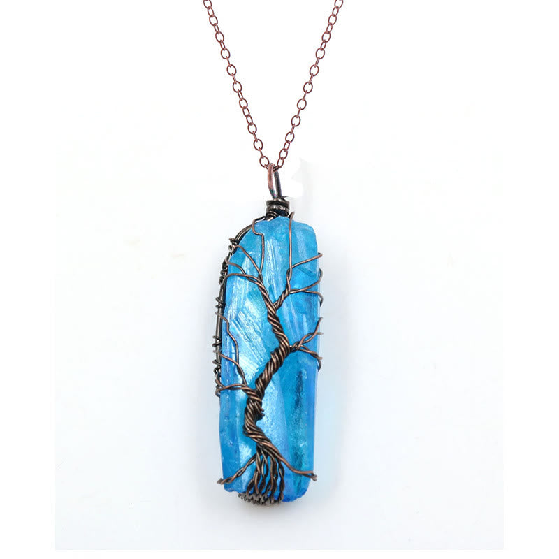 Olivenorma « Énergie de Vie » – Collier en cristal Arbre de vie 