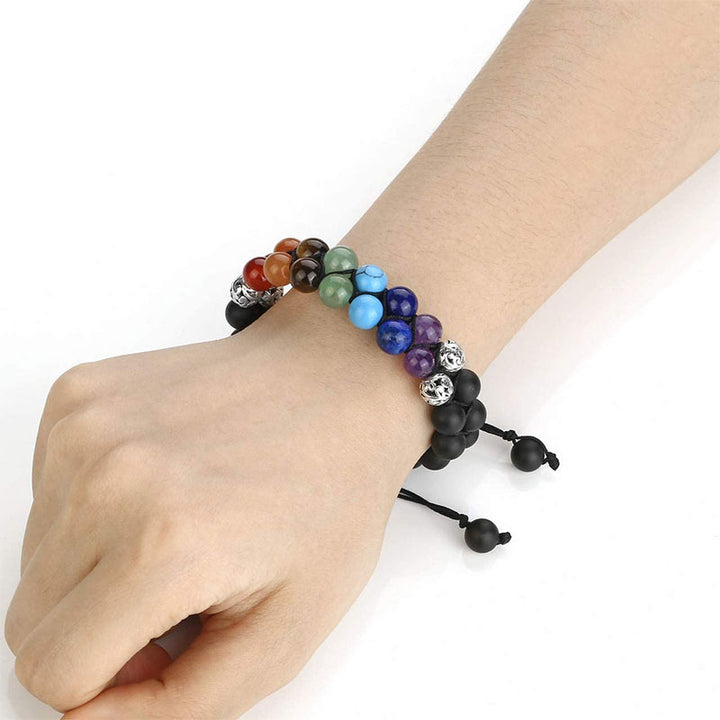 Bracelet de guérison des chakras orgonite Olivenorma