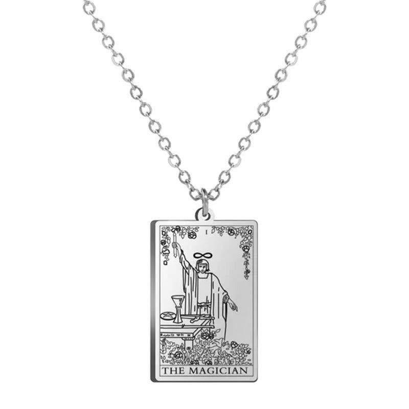 Colliers de tarot en acier inoxydable Olivenorma