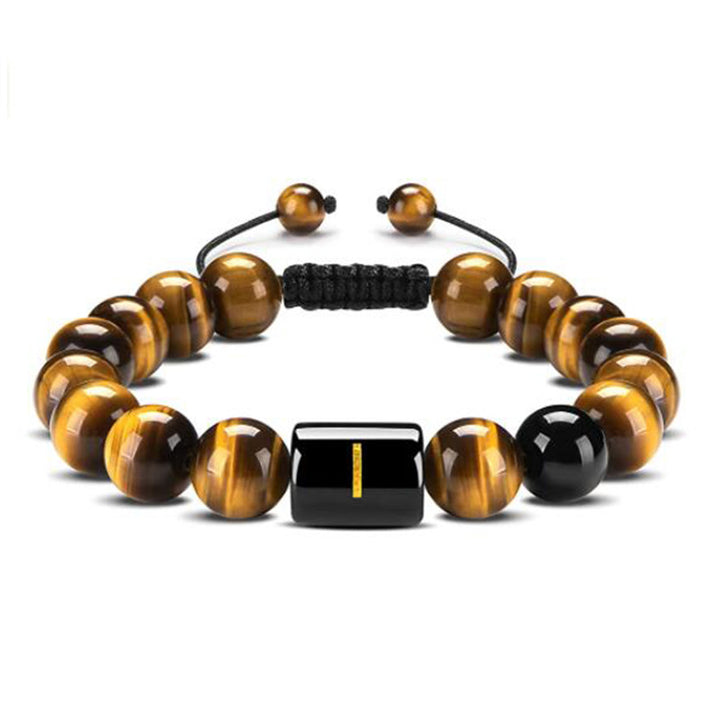 Bracelet de protection lettre œil de tigre - Œil de tigre - je - image 12
