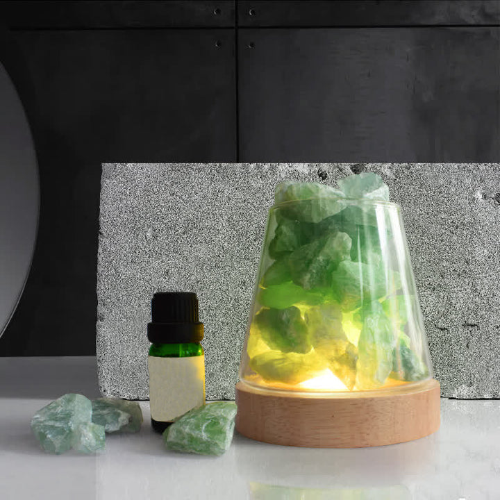 Four Seasons - Lampe d'aromathérapie en cristal avec diffuseur d'huiles essentielles - Fluorine - Menthe - image 3
