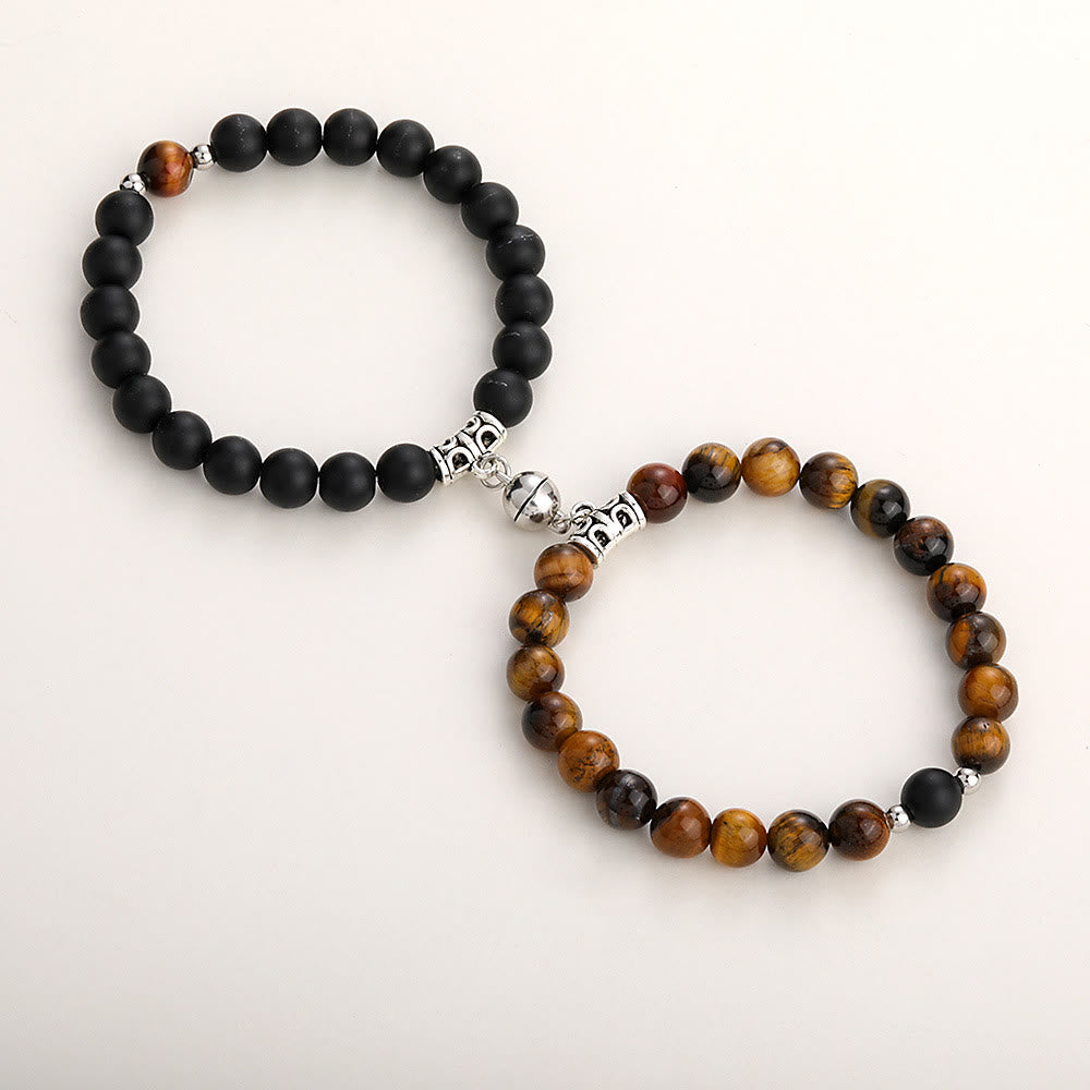 Ensemble de 2 bracelets magnétiques Olivenorma pour couple 