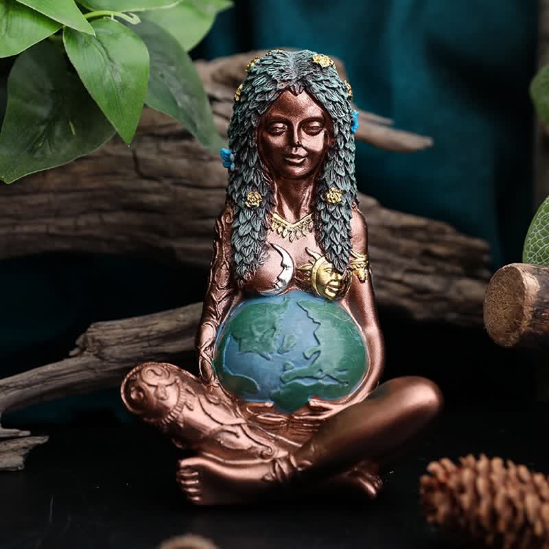 Statue décorative d'art de la Terre Mère Olivenorma