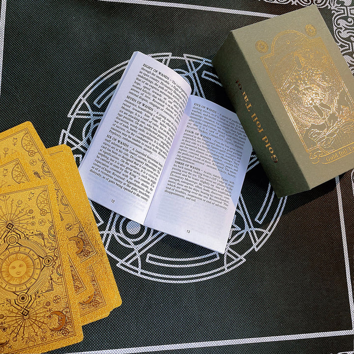 Cartes de tarot classiques Olivenorma Bronzing Golden Sun