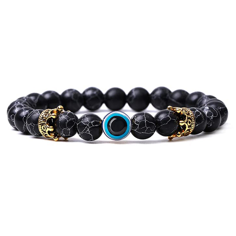 Bracelet de protection contre le mauvais œil en turquoise Olivenorma
