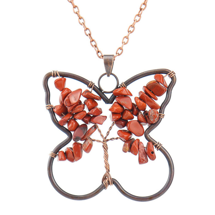 Collier de guérison Chakra Papillon 