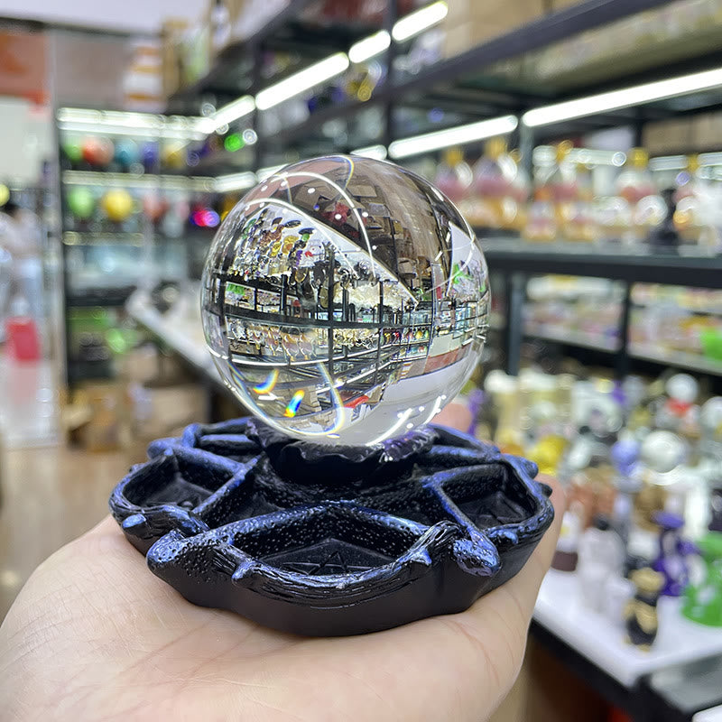 Support de boule de cristal en forme d'étoile Olivenorma