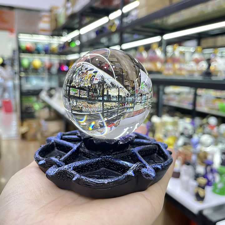 Support de boule de cristal en forme d'étoile Olivenorma