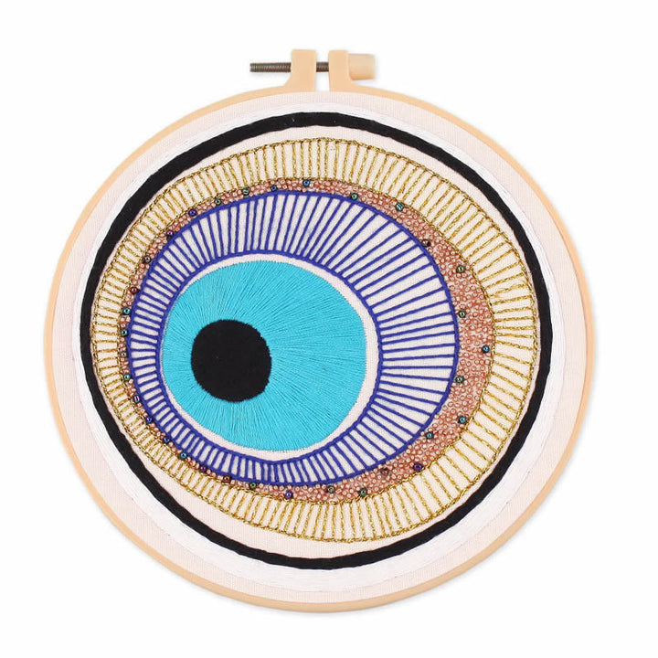 Olivenorma Evil Eye Broderie à la main Matériau semi-fini Décoration 